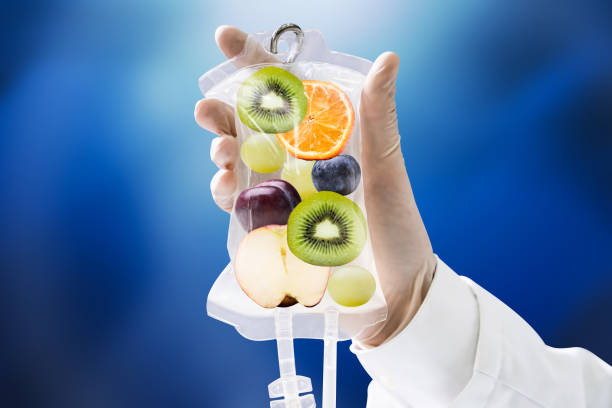 iv bag with fruit for iv infusions