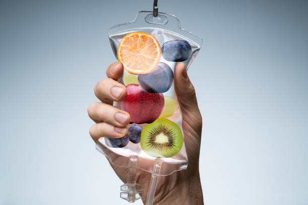 iv bag with fruit for iv infusions