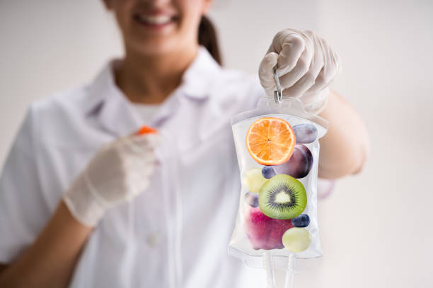 iv bag with fruit for iv infusions